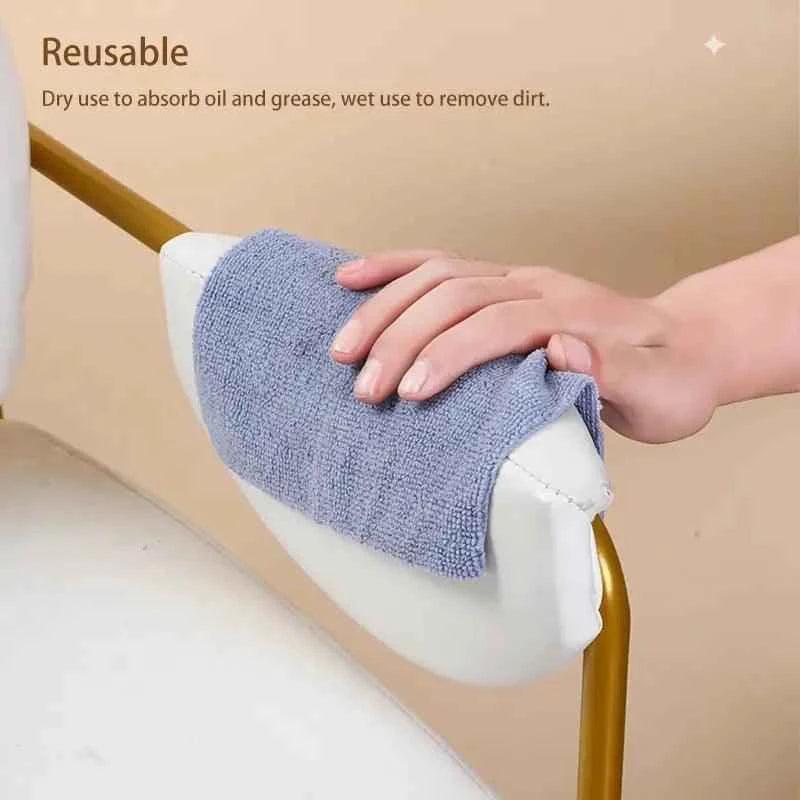 Reusable Pack of 20Pcs/ pack of 10Pcs box Microfiber Towel Absorbent Kitchen Cleaning Dishcloths.