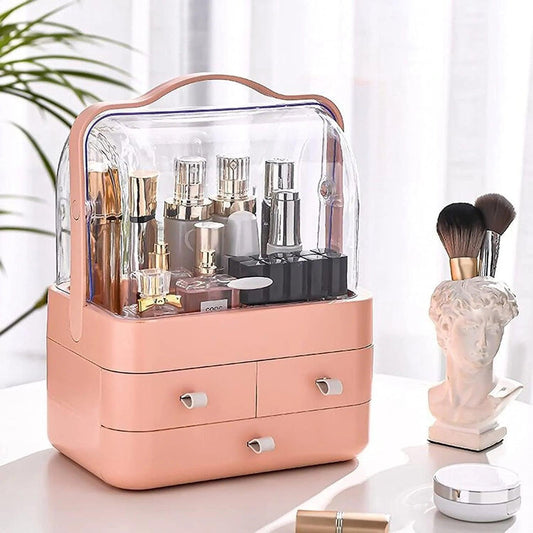 Cosmetic Organizer with Drawers: 3-Drawer Makeup Storage Solution