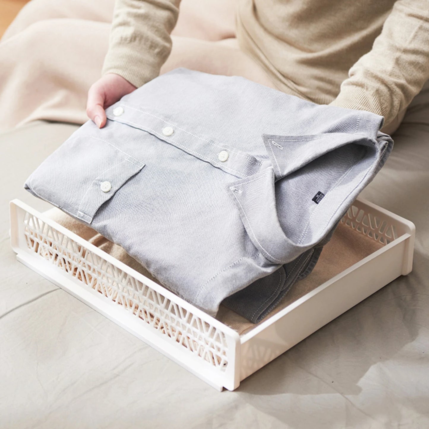 Stackable T Shirt Folding Board Plastic Durable Clothes Shirt Storage Tool Fits Summer Clothes Jean Living Room Storage Supplies
