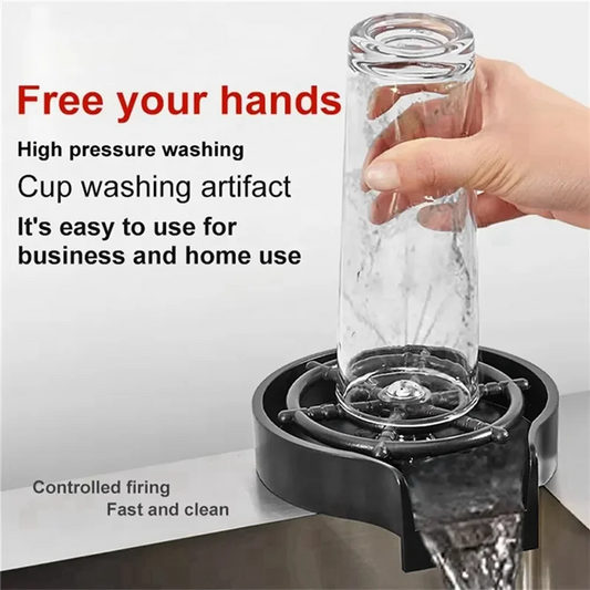 High Pressure Automatic Cup Washer For Sink - Vacuum Flask Cleaner,Stanley Cup Accessories, Home Coffee Bar Essentials