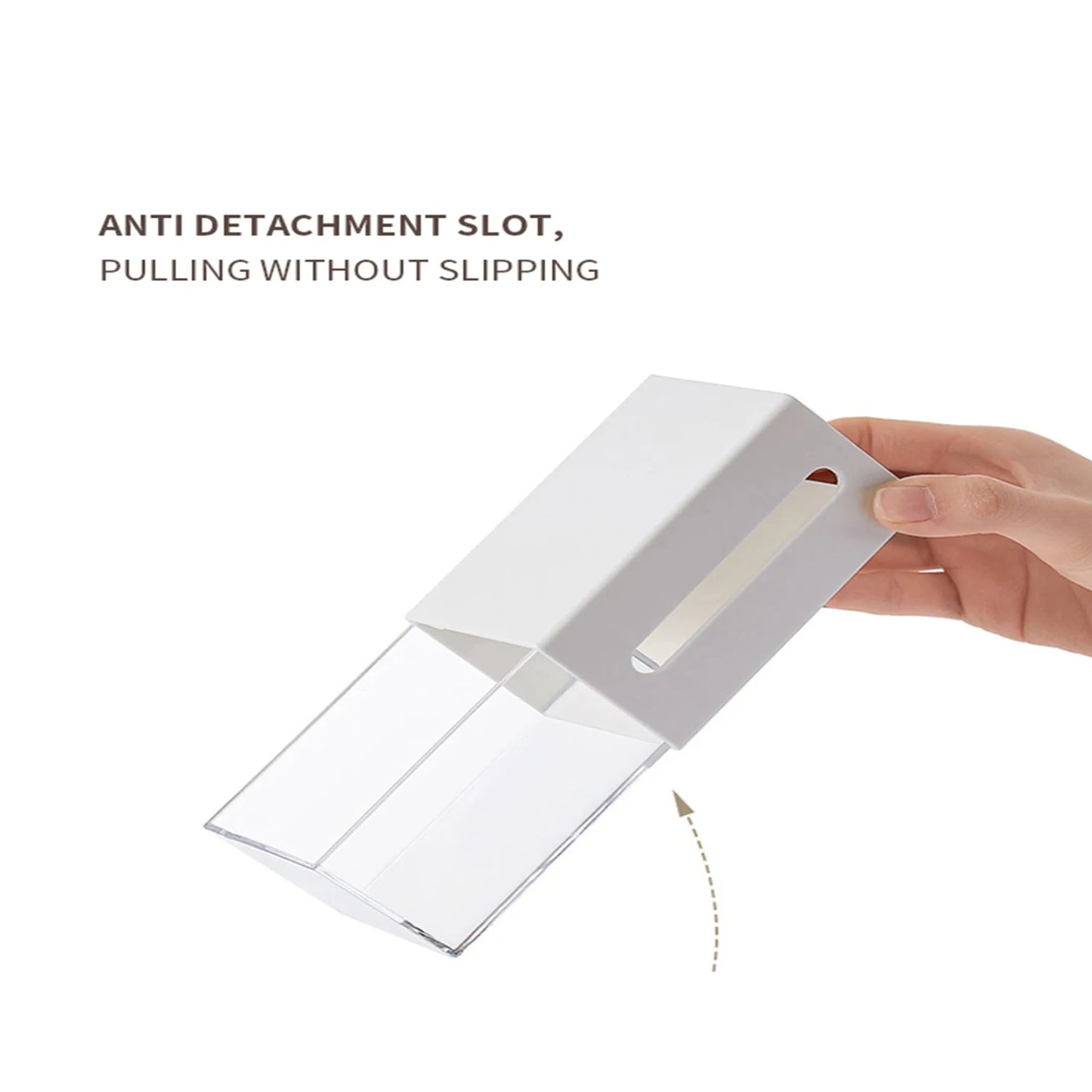 1pc Punch Free Bidirectional Box Makeup Removal, Cotton Hair Clips, And Debris Extraction