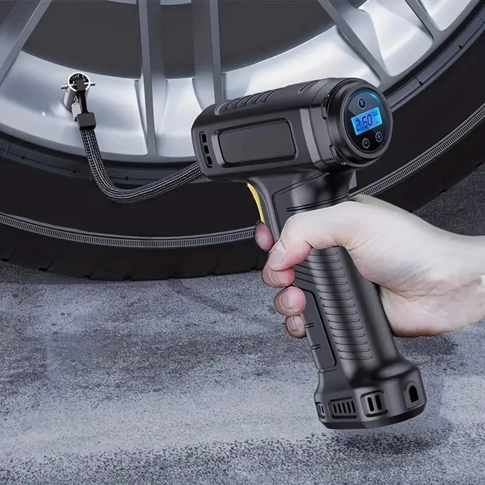 High Power Inflatable Pumps For Car Low Noise Automatic Tire Inflator For Motorcycle Bike