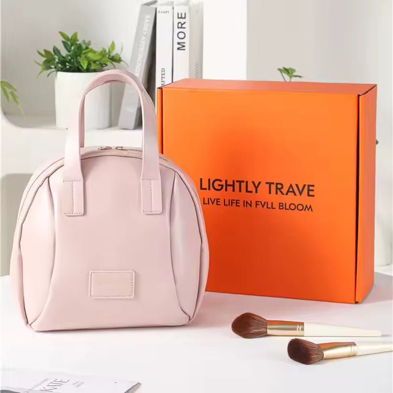 New Large Capacity Portable Women's Makeup Bag High Aesthetic Value Casual Travel Toiletry Bag High End Storage Bag