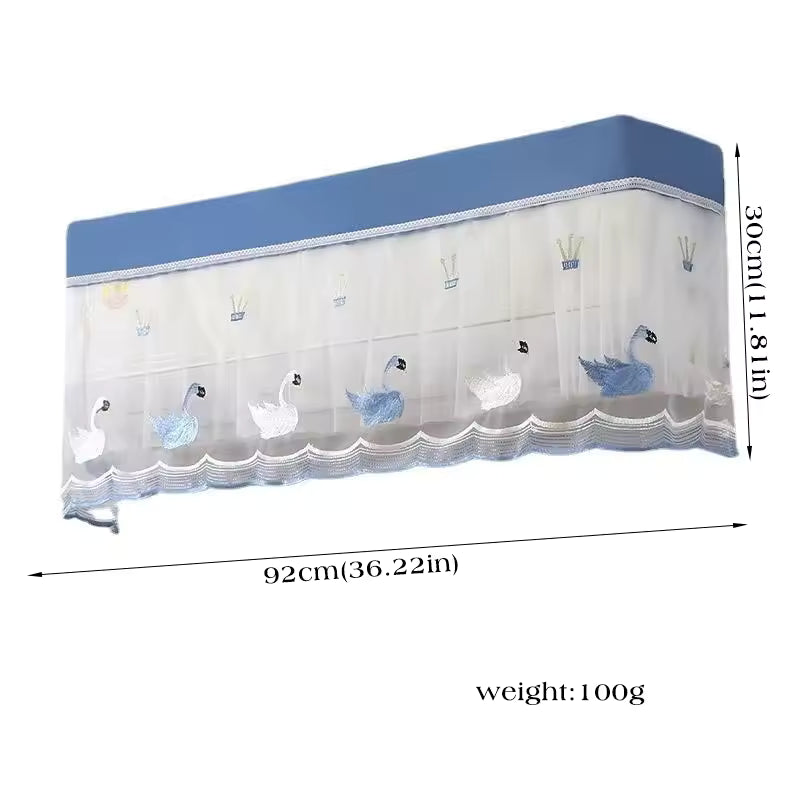 Houseeker Air Conditioner Dust Cover Anti-dust Wall Mounted Protector Washable AC Covers Home Textil Protective Bag