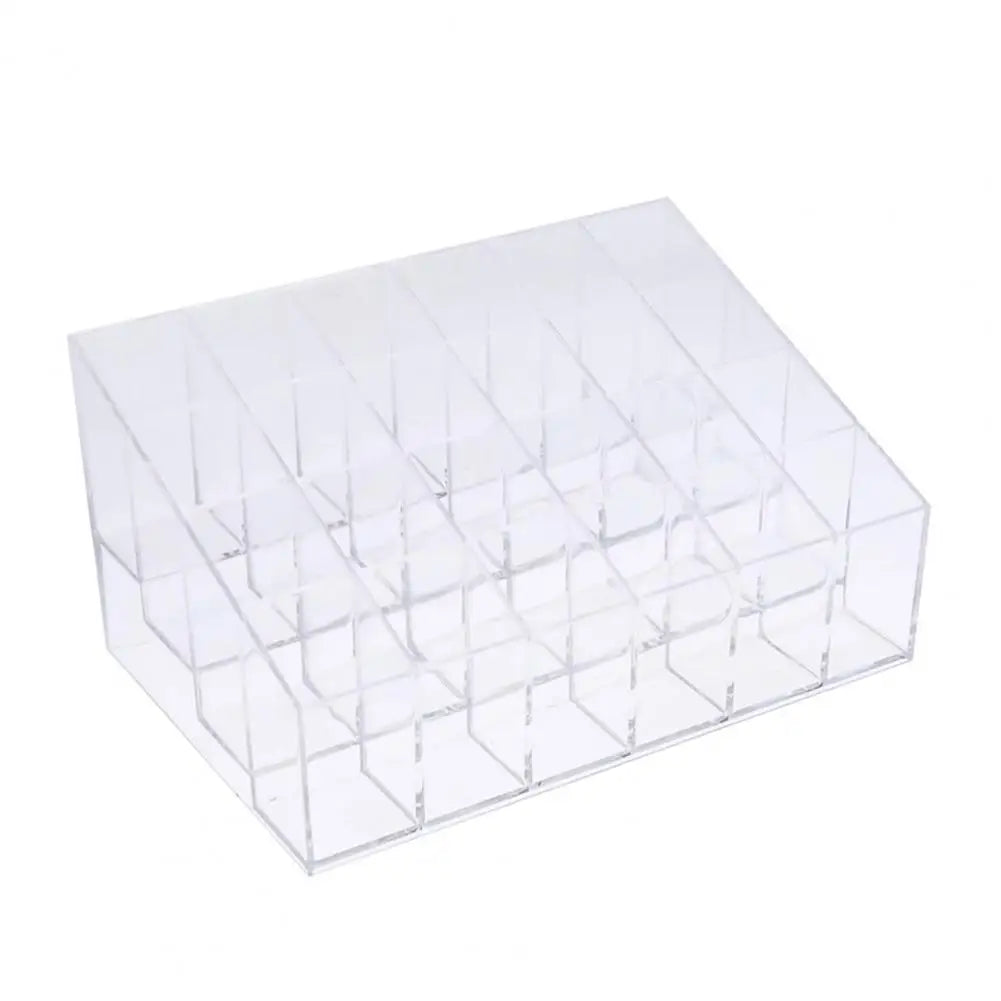 Sturdy Transparent No Burr Clear Cosmetic Makeup Organizer Holder Anti-deform Lipstick Holder Makeup Accessories