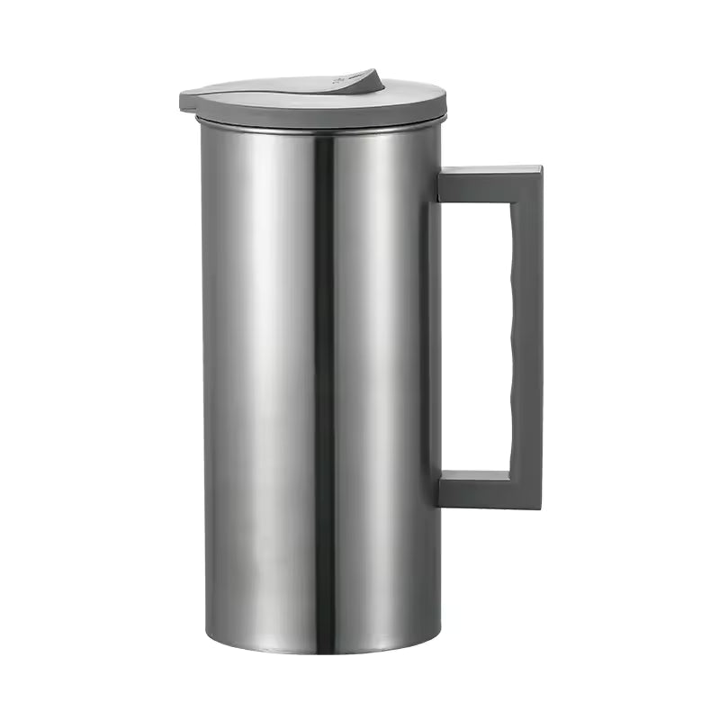 Stainless Steel Large Capacity Single Layer Cold Water Pot Korean Style Coffee Water Cup Multi Purpose Juice Tea Water Pot