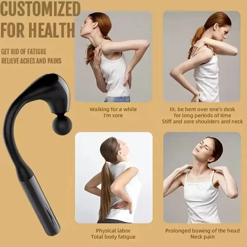 2025 Smart Fascia Gun Electric Massager 5 Gear Hammer Rechargeable Fascia Gun Home Handheld Hammer Back Artifact Body Massager