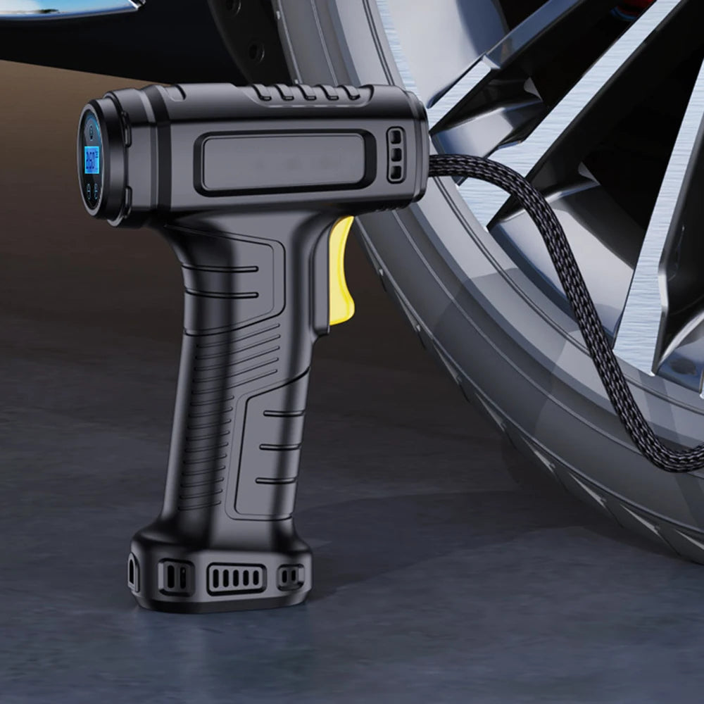 High Power Inflatable Pumps For Car Low Noise Automatic Tire Inflator For Motorcycle Bike