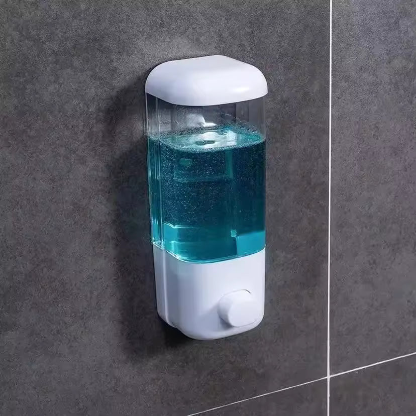 1 Pcs Wall Mounted Soap Dispenser Manual Press 500/1000ML Capacity Suitable For Shampoo Used Bottle Bathroom Liquid