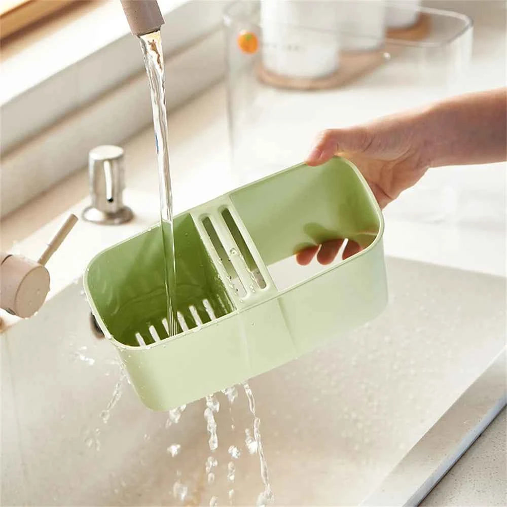 Chopsticks Rack Multifunctional Drainage Tray Detachable Large Storage Chopsticks Storage Box Creative Kitchen Rack