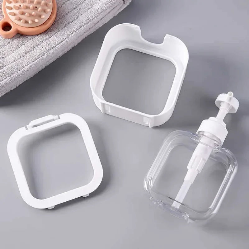 300/500ml Portable Travel Dispenser Empty Bath Pump Bottle Bathroom Shower Gel Dispenser Refillable Lotion Shampoo Shower Gel