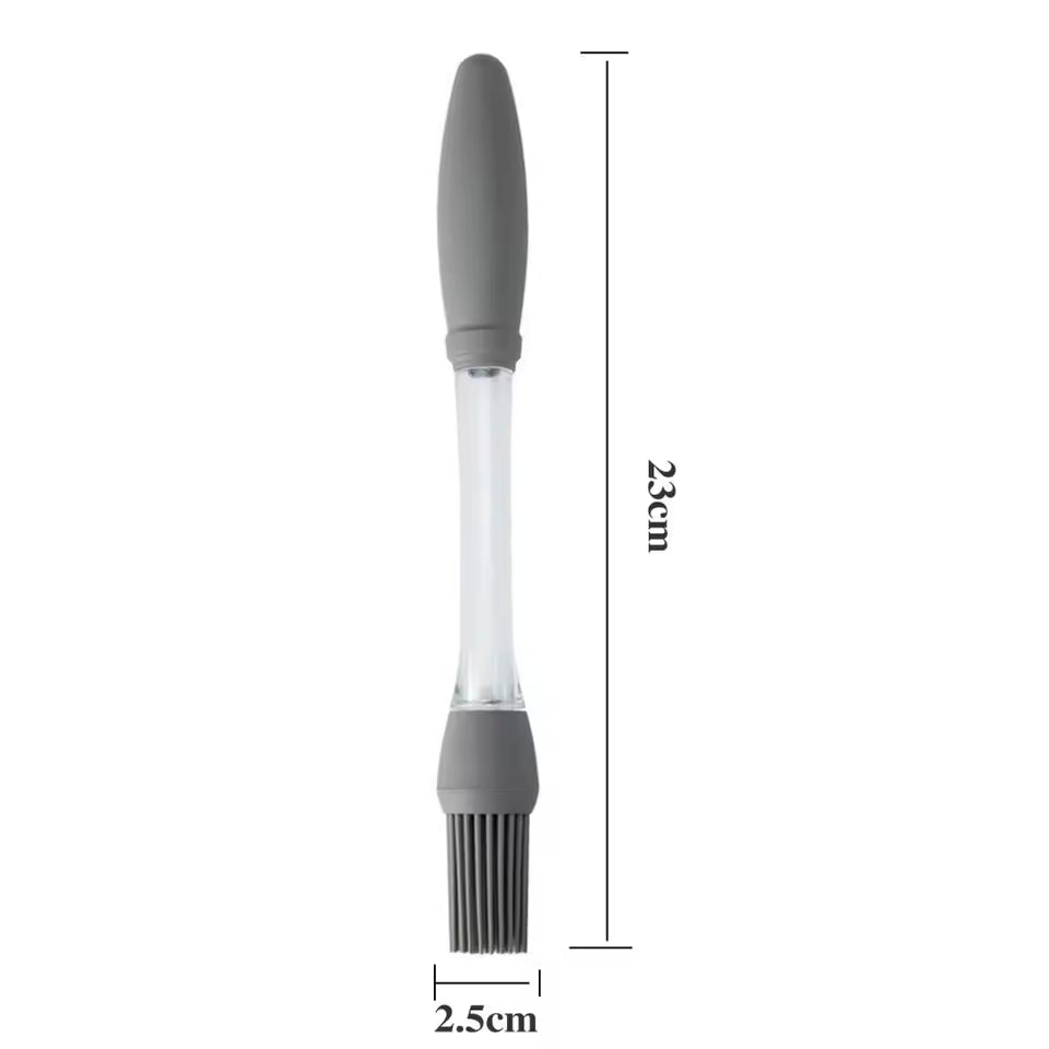 Silicone Oil Brush for BBQ Grilling Baking Heat Resistant Pastry Brush Spread Oil Butter Sauce Cooking Oil Dispenser Brush