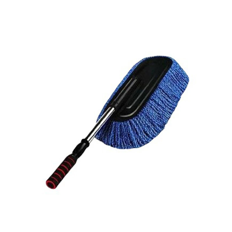 Car Body Cleaning Removable Car Wash Brush Telescopic Flat Wax Brush Wax Mop Cleaning Brush Car Duster Dust Brush