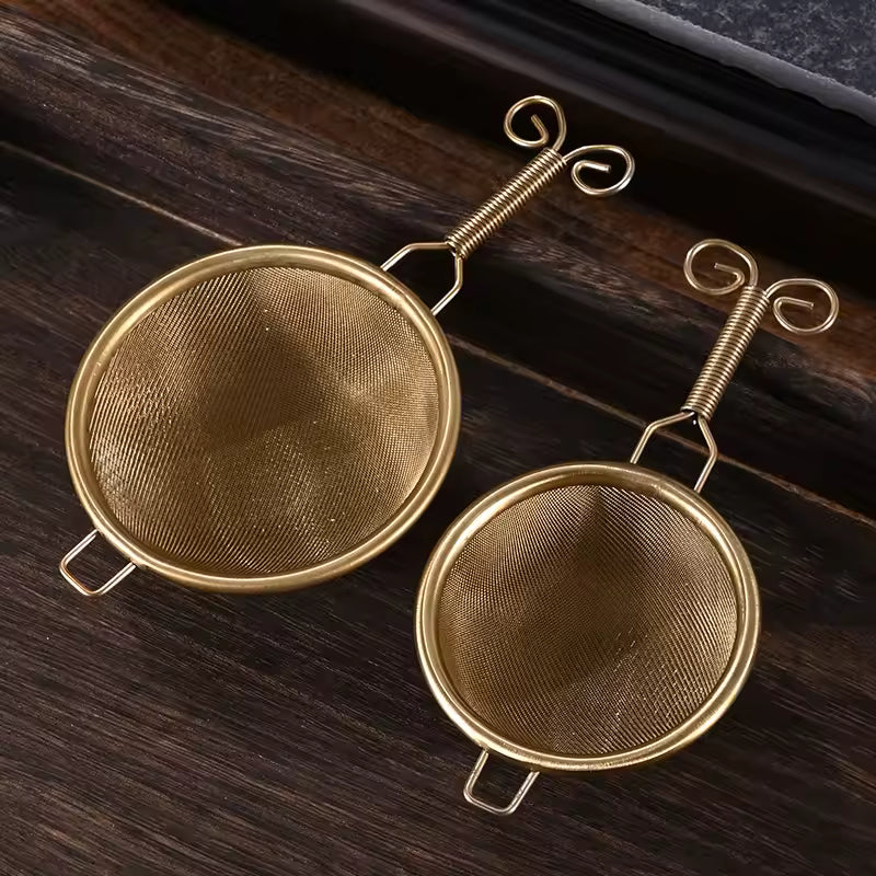 Japanese 304 Stainless Steel Tea Infuser Fine Mesh Kung Fu Tea Strainer Teapot Leaf Filter Sieve Kitchen Teaware Accessories