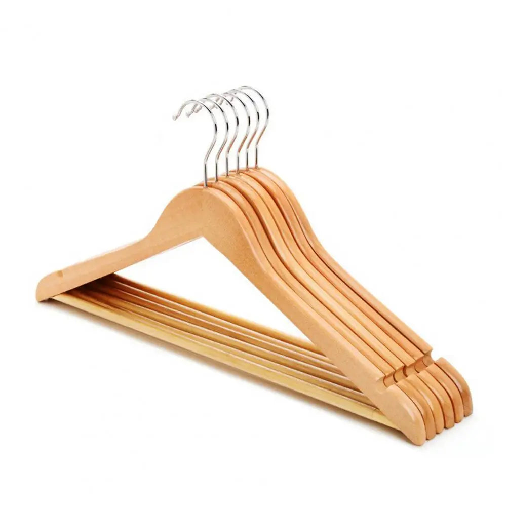Sturdy Wooden Hangers Reusable Coat Hangers High Durability Clothing Coat Hanger Rack Accessories Good Load-bearing