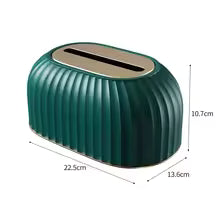Nordic Striped Tissue Box Holder High Quality Toilet Paper Box Table Napkin Holder Car Tissue Paper Dispenser Home Decoration