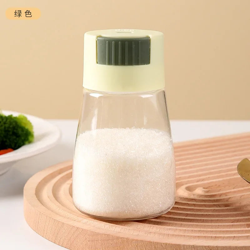 Quantitative Salt Shaker Control Salt Shaker Jar Sprinkle Salt Tool Measure Out Seasoning Box Kitchen Seasoning Bottle