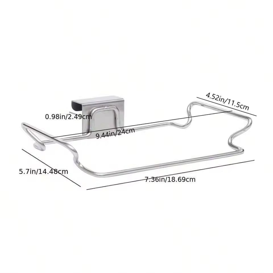 1PC Kitchen Trash Rack Closet Stand kitchen Accessories Cabinet Door Garbage Storage Holder Garbage Bags Holder