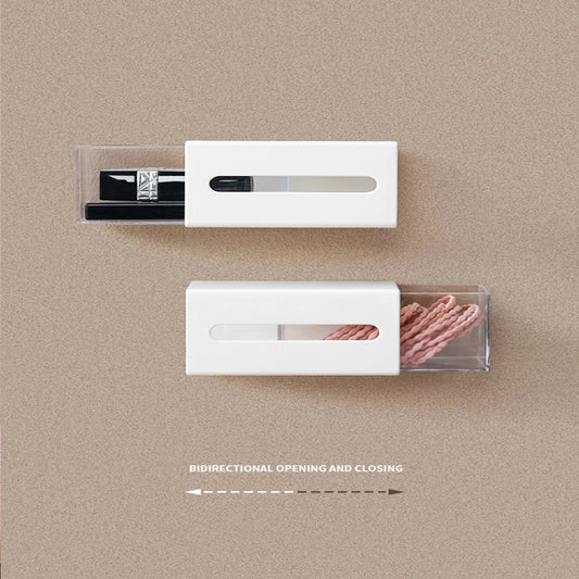 1pc Punch Free Bidirectional Box Makeup Removal, Cotton Hair Clips, And Debris Extraction