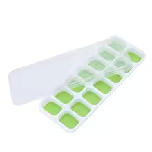 14 Grids Ice Cube Trays Reusable Silicone Ice cube Mold Fruit Ice Maker with Removable Lids Kitchen Tools Freezer Summer Mould