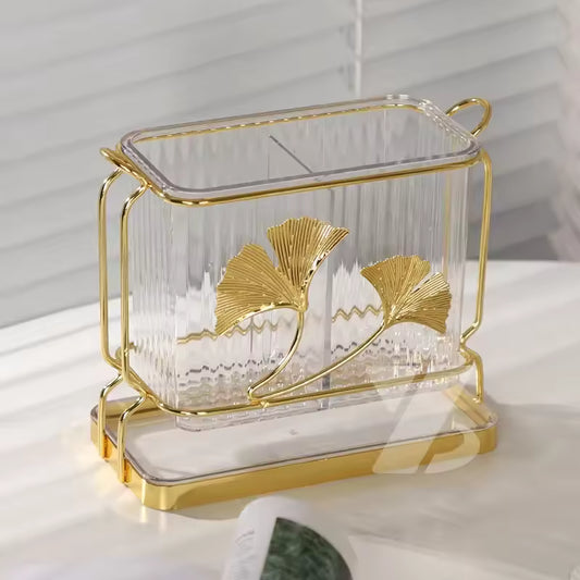 Home Restaurant Creative Rectangular Chopsticks with Drain Plate and Fan Bladet