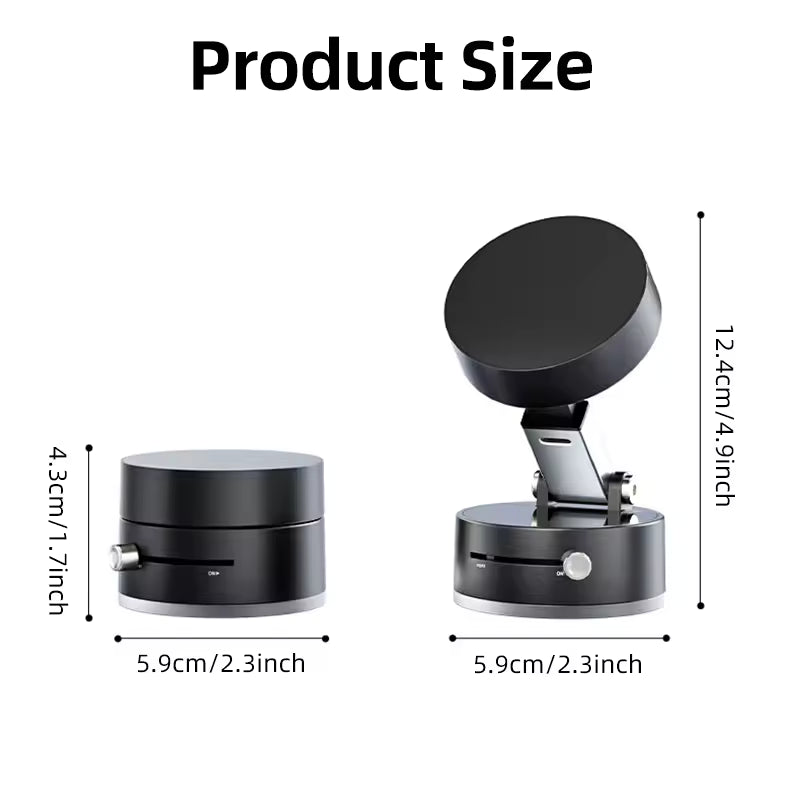 Universal Magnetic Phone Holder Foldable Car Phone Mount Dashboard Phone Bracket 360° Rotation GPS Stand Mobile Phone Holder