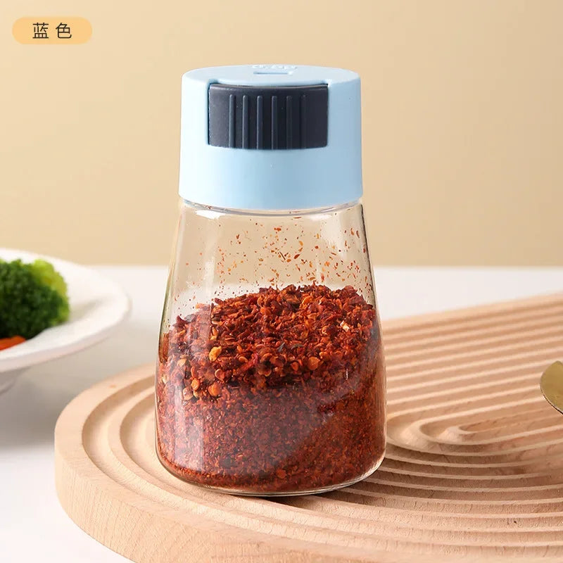 Quantitative Salt Shaker Control Salt Shaker Jar Sprinkle Salt Tool Measure Out Seasoning Box Kitchen Seasoning Bottle