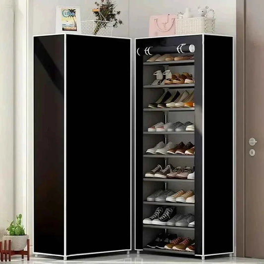 10 Layer Metal Clothes Cabinet - Durable Storage Solution for Home Organization - Clarify.pk