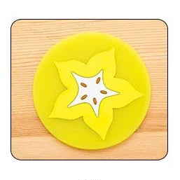 Colorful Fruit Shape Cup Mats Creative Silicone Heat Resistant Round Pads Tamper Tea Cup Mats Drinks Coaster Cup Pad Table Decor