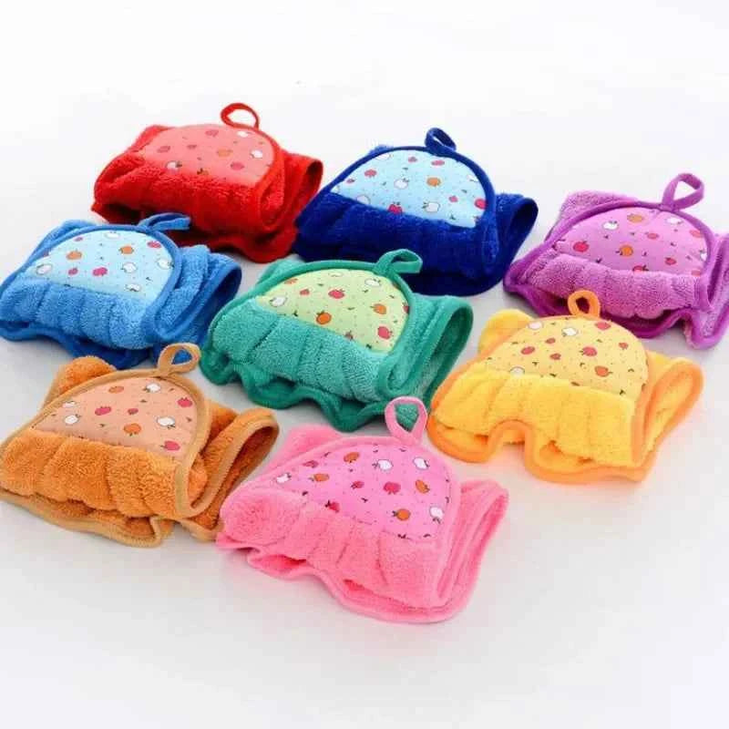 4pcs Soft and Absorbent Hand Towel for Quick Drying Hanging and Multifunctional Cleaning