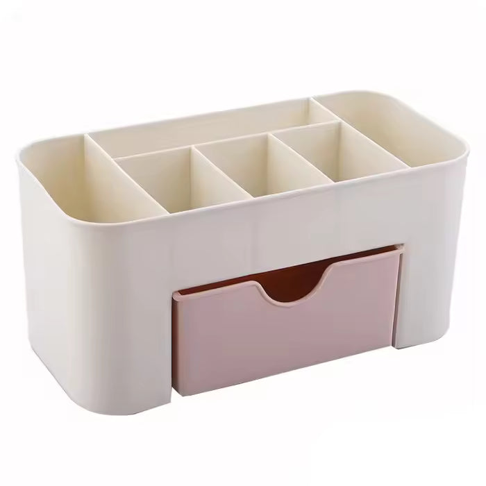 Double Layer Plastic Makeup Organizers Storage Box Cosmetic Drawers Jewelry Display Box Desktop Make Up Container Boxe Organizer