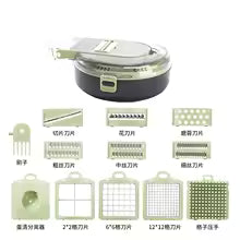 Factory Multifunctional Kitchen Tools 9 in 1 Vegetable Grinder Fruit and Vegetable Cutter