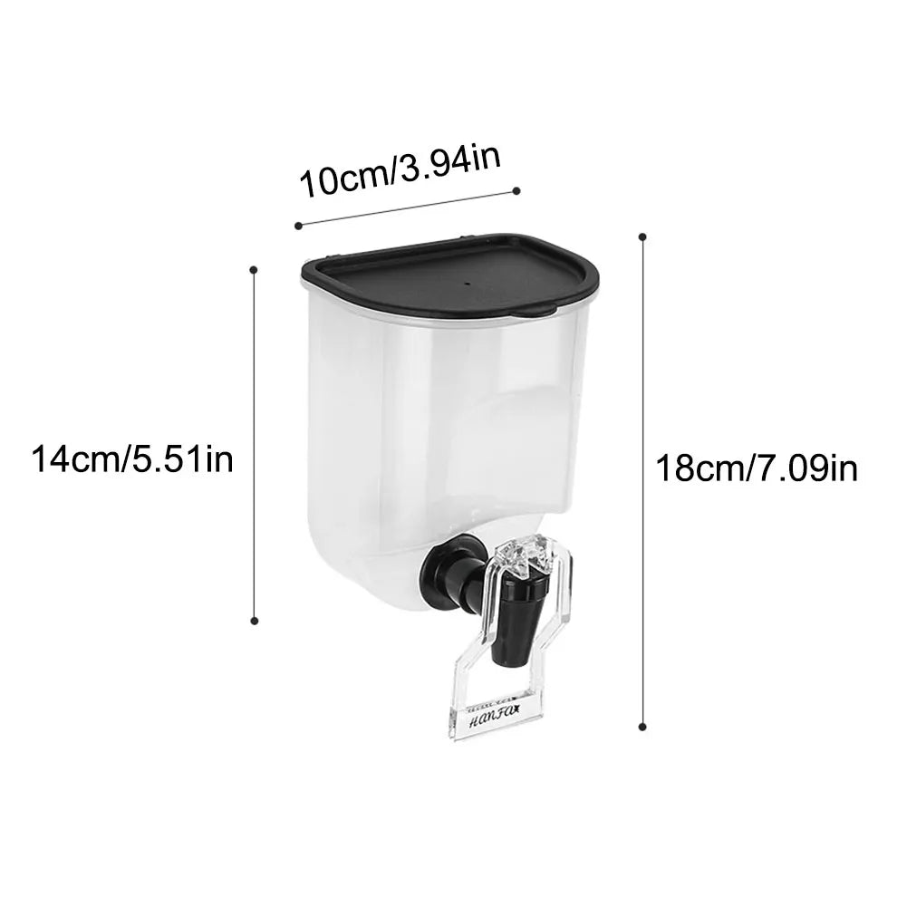 550ml Liquid Toothpaste Breath Freshener Container Clear Wall Mounted Oil Dispenser for Kitchen Refillable for Kids and Adults