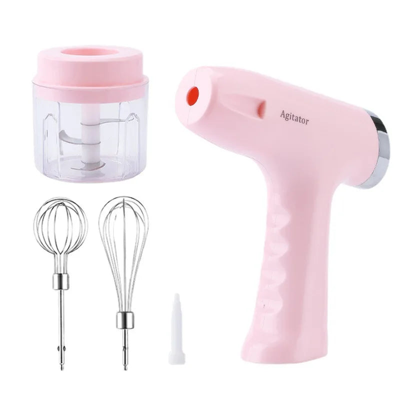 3in1 Electric Egg Beater, Household Cream Automatic Whip, Electric Garlic Mashing, Meat Grinder Blenders Electric Blender