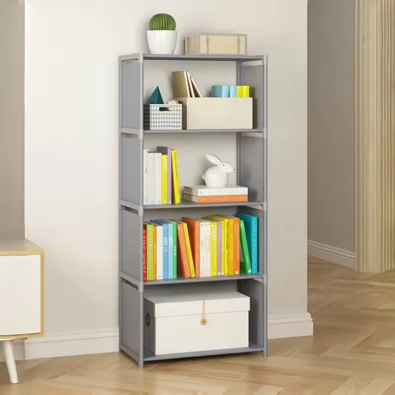 5 layer DIY Simple Bookshelf Easy Assembly Bookcase Can Be Moved Children's Debris Rack Shelf Home Furniture Book Shelf