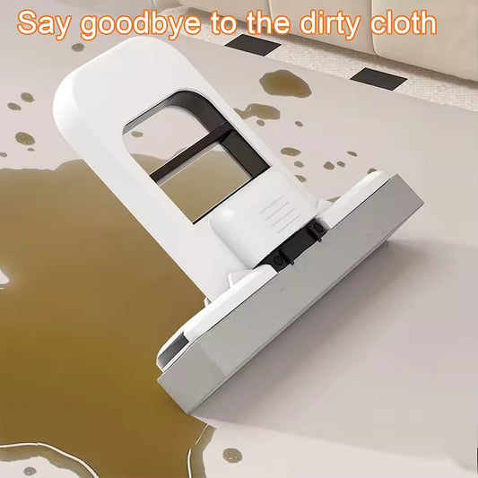 Handheld Folding Mini Mop, Hands-Free Desktop Lazy Sponge Mop, Glass Mirror Wiping, Household Kitchen Absorbent Small Mop