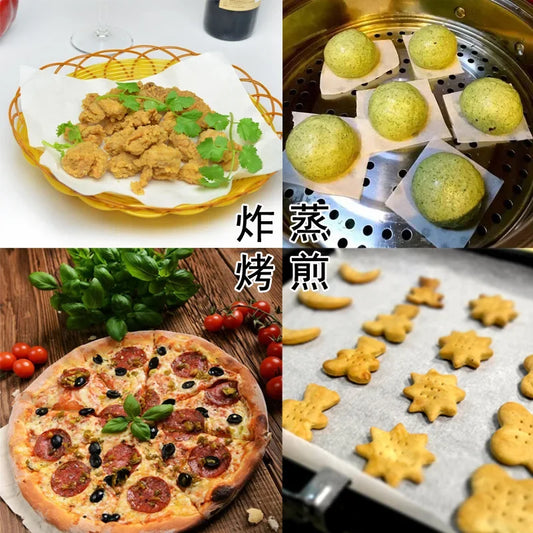 5000mm Parchment Paper Baking Sheets Non-Stick Precut for Baking Grilling Air Fryer Steaming Cookie Disposable Mats