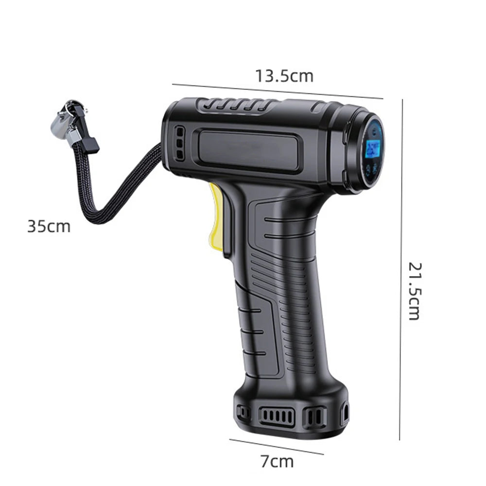 High Power Inflatable Pumps For Car Low Noise Automatic Tire Inflator For Motorcycle Bike