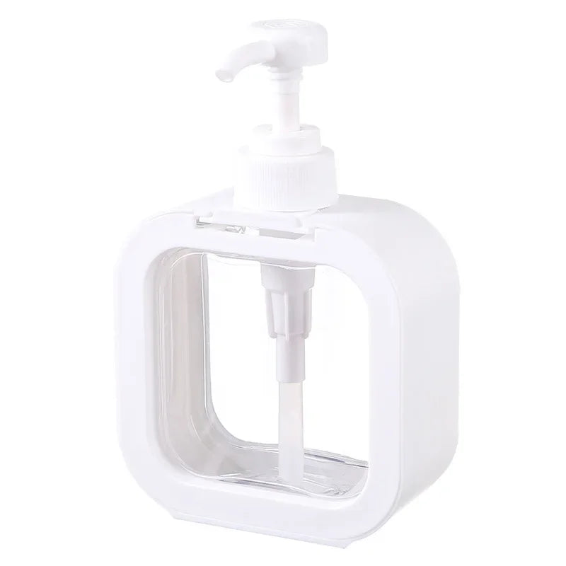 300/500ml Portable Travel Dispenser Empty Bath Pump Bottle Bathroom Shower Gel Dispenser Refillable Lotion Shampoo Shower Gel