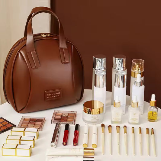 New Large Capacity Portable Women's Makeup Bag High Aesthetic Value Casual Travel Toiletry Bag High End Storage Bag