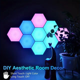 LED Quantum Hexagon Touch Sensor Lamp