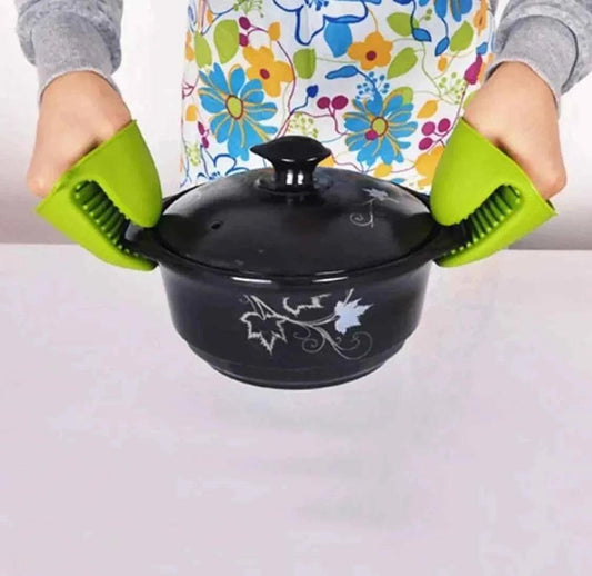 Silicone Heat Resistant Gloves Clips Non Stick.