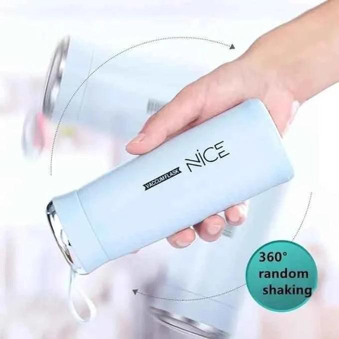 Premium Glass Water Bottle 400ML, Sports & Gym Hydration Bottle, Double-Walled Glass Cup, Portable Kids Beverage Container, Travel-Friendly Insulated Mug, Shatter-Resistant Bottle with Protective Sleeve
