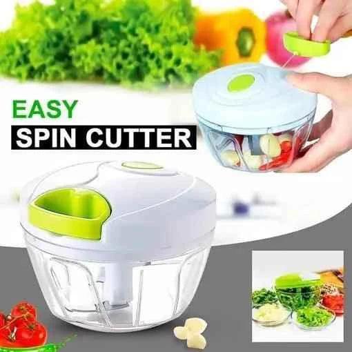 3 Blades Manual Spin Cutter