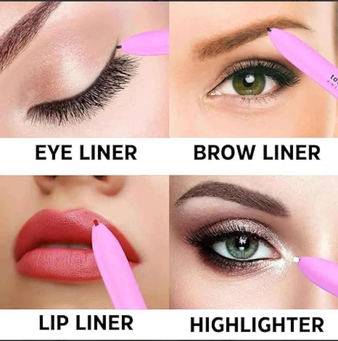4 in 1 Makeup Pen ππ
Highlighter. Lips. Eyebrow. Eyeliner.
