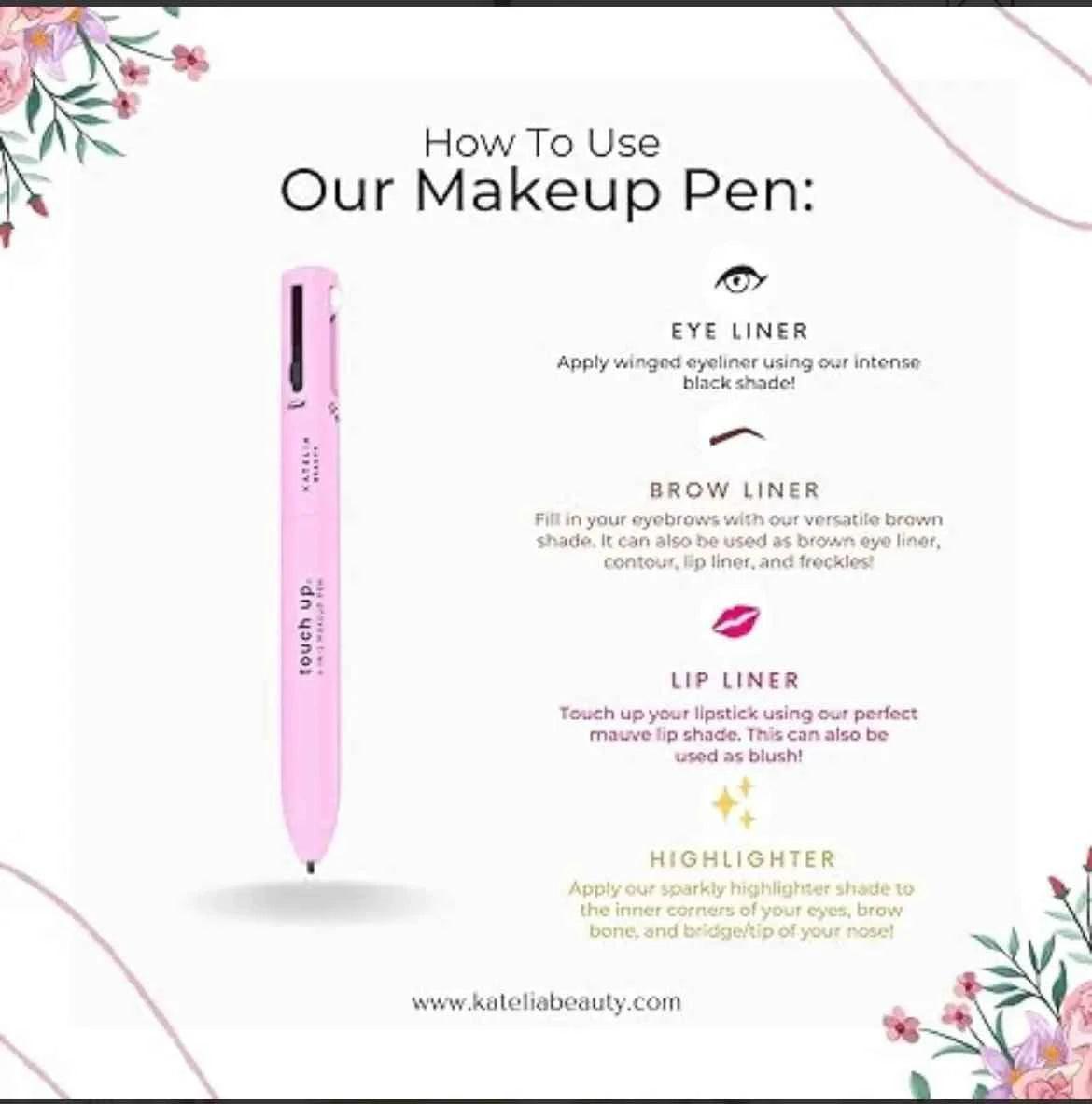 4 in 1 Makeup Pen ππ
Highlighter. Lips. Eyebrow. Eyeliner.