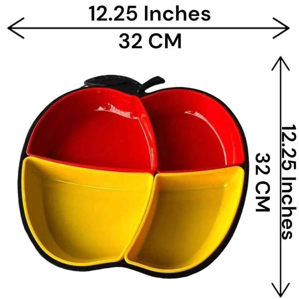 Apple Shape Tray (Plastic Material)