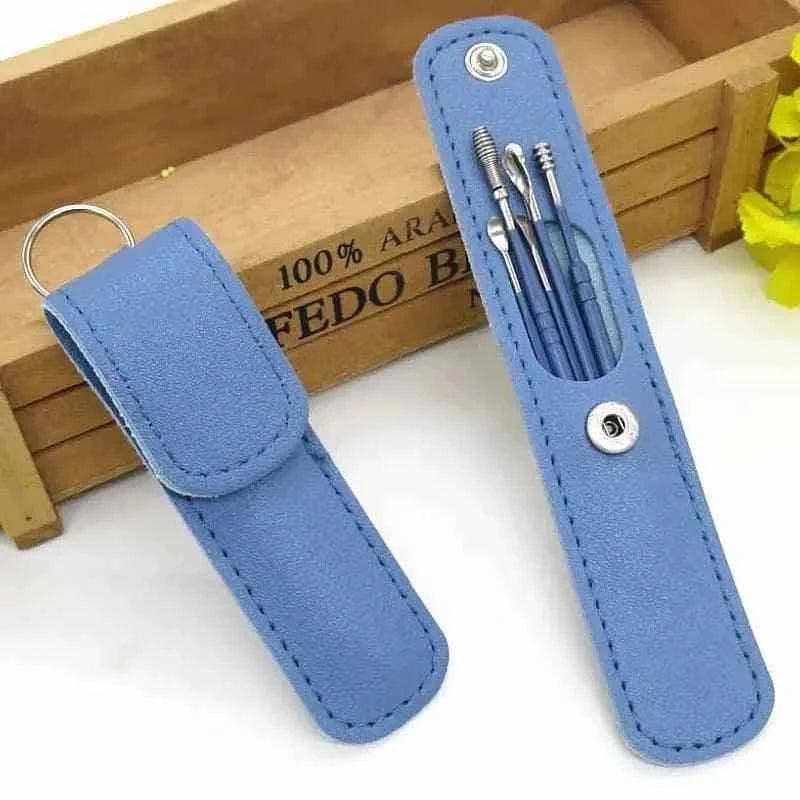 Pack of 2 Stainless Steel 6 pieces Earpick Ear Cleaner Spoon Wax Removal Tool amazing gadgets