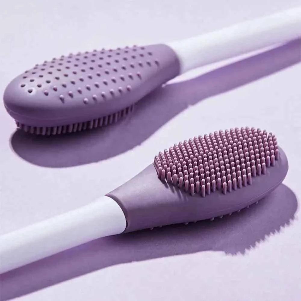 Double Head Silicone Facial Mask Brush