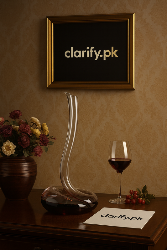 Handmade Crystal Pitcher – Decorative Glass Server for Beverages